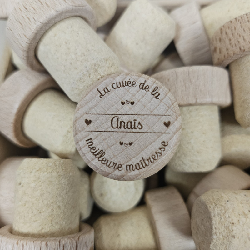Bouchon personnalisé "La cuvée de la meilleure maîtresse" Bouchon personnalisé "La cuvée de la meilleure maîtresse"