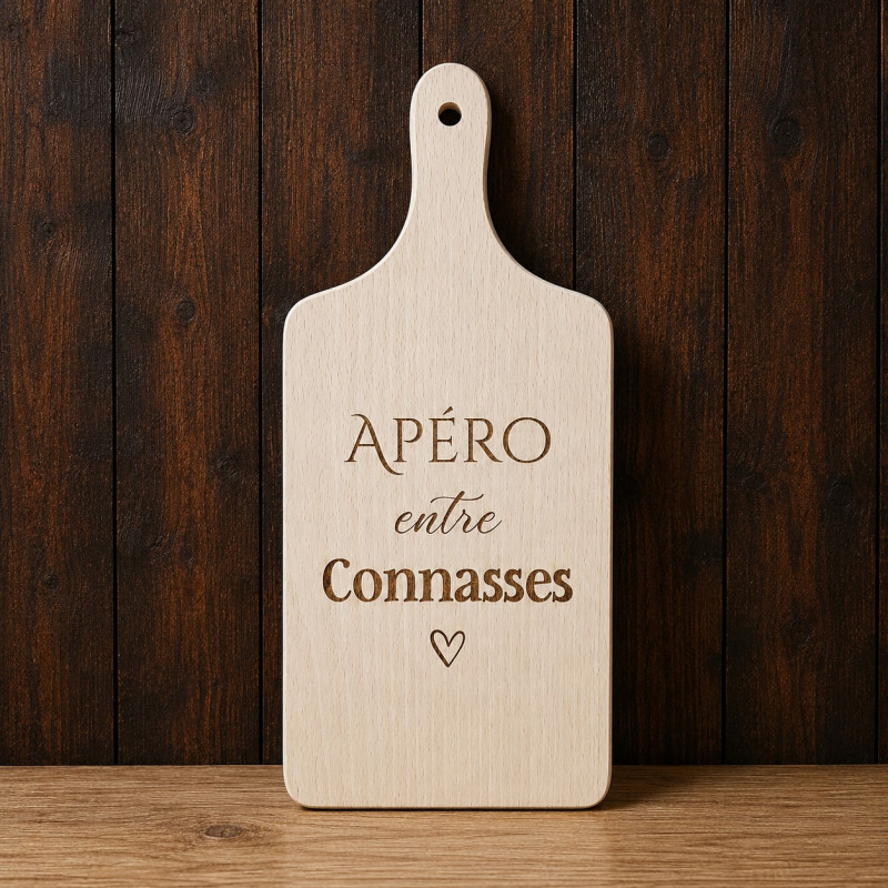 Planche à découper apéro entre connasses